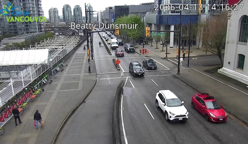 Beatty St and Dunsmuir St - East