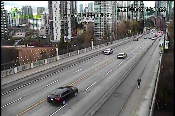 Burrard Street Bridge mid span - North