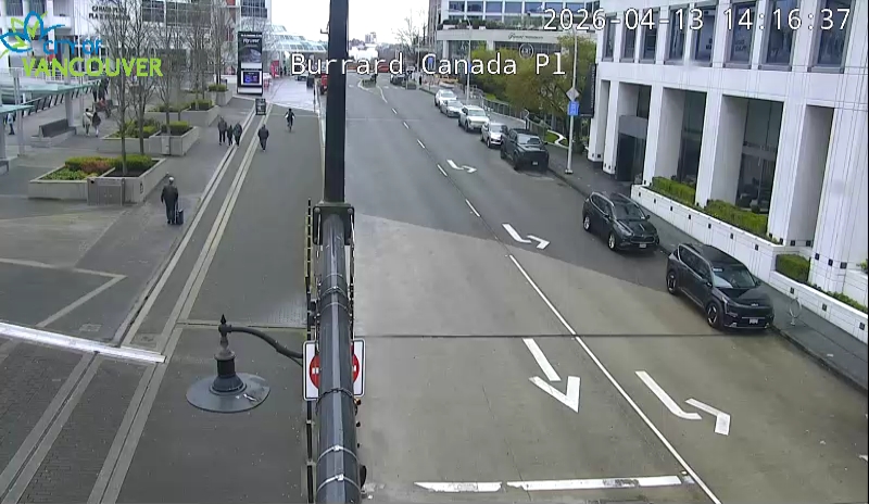 Burrard St & Canada Place - East