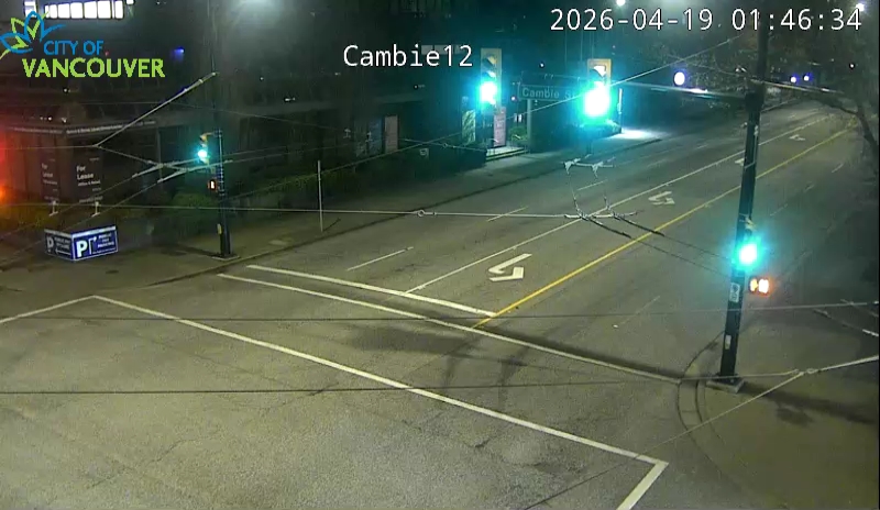 Cambie St & W 12th Ave - West