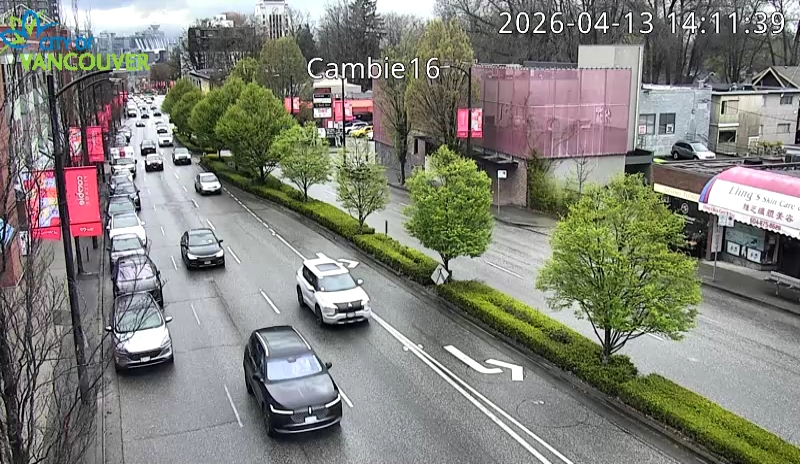 Cambie St and W 16th Ave - North