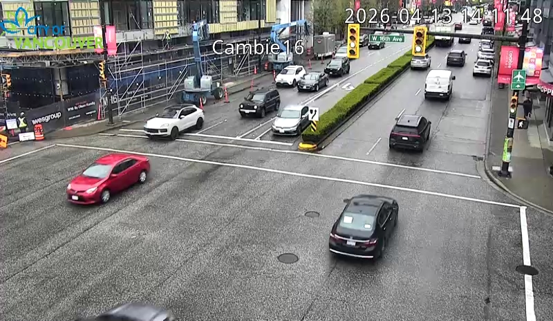 Cambie St and W 16th Ave - South