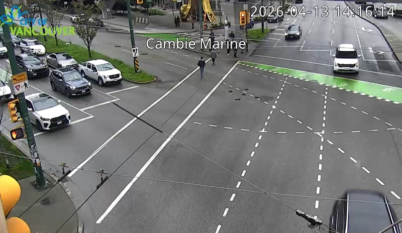 Cambie St & SW Marine Dr - N