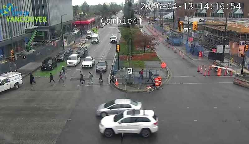 Cambie St & W 41st Ave - S