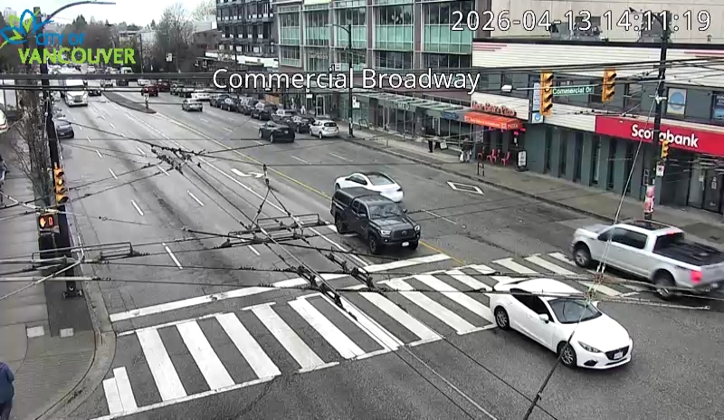 Commercial Dr & E Broadway - West