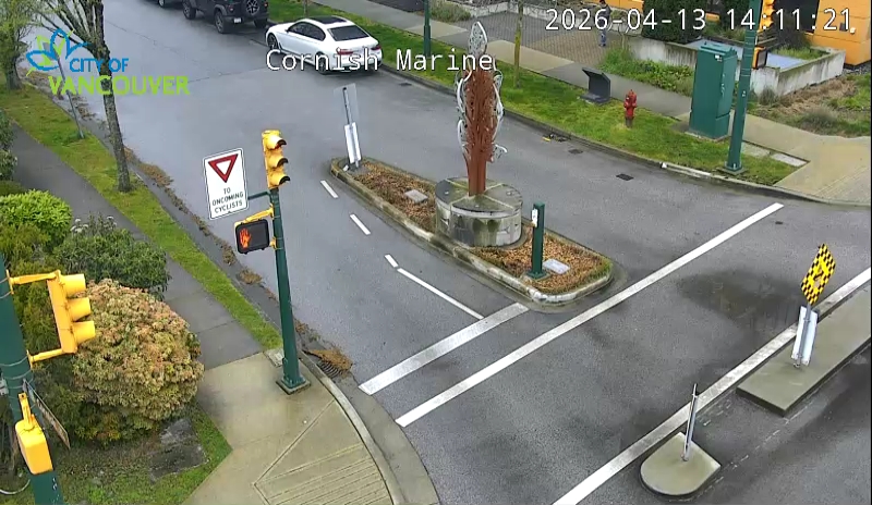 Cornish St & SW Marine Dr - N