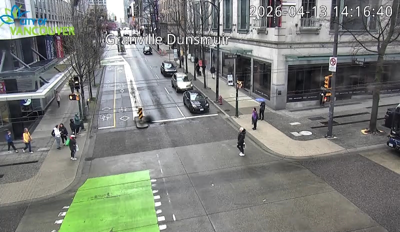 Granville St & Dunsmuir St - East