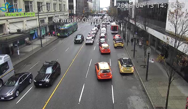 Granville St & E Georgia St - East