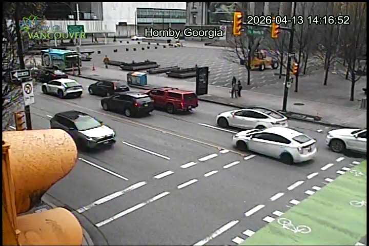 Hornby St & E Georgia St - East