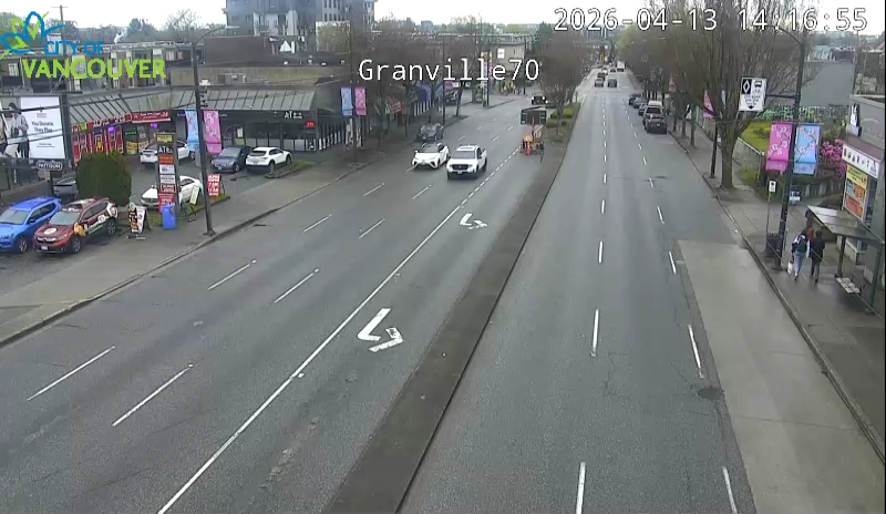 Granville St & W 70th Ave - S