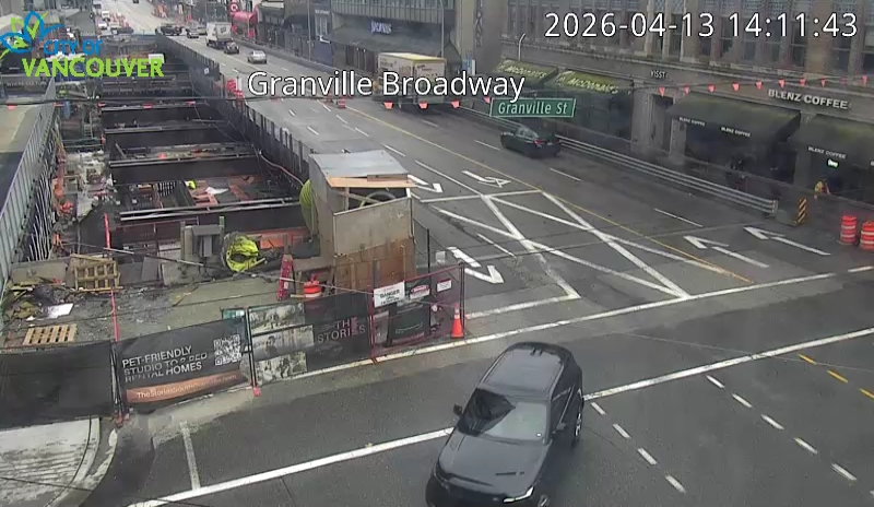 Granville St & W Broadway Ave - East