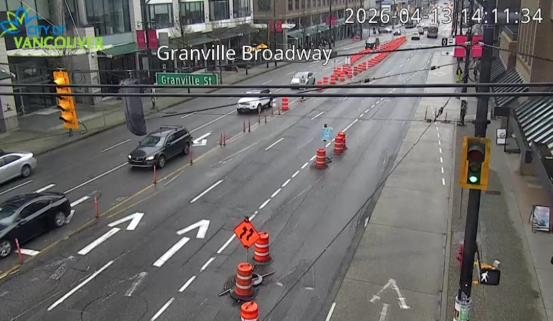 Granville St & W Broadway Ave - West