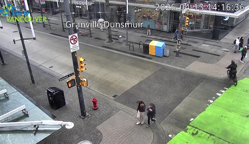 Granville St & Dunsmuir St - North