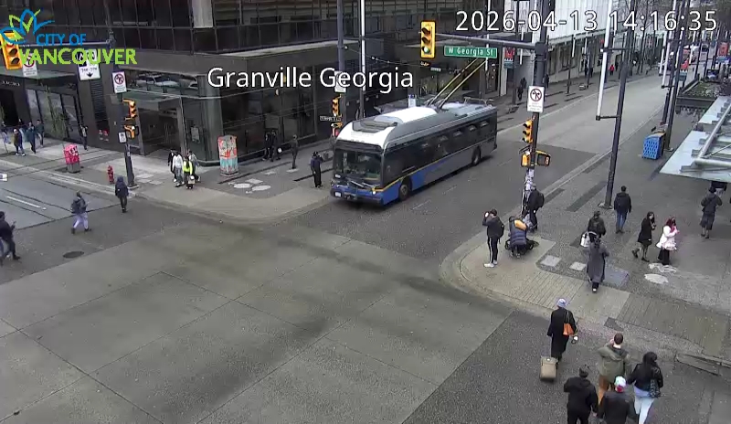 Granville St & E Georgia St - North
