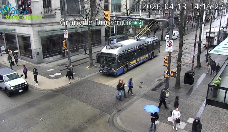 Granville St & Dunsmuir St - South
