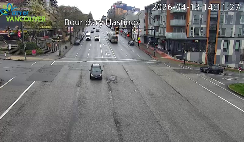 Boundary Rd & E Hastings St - East