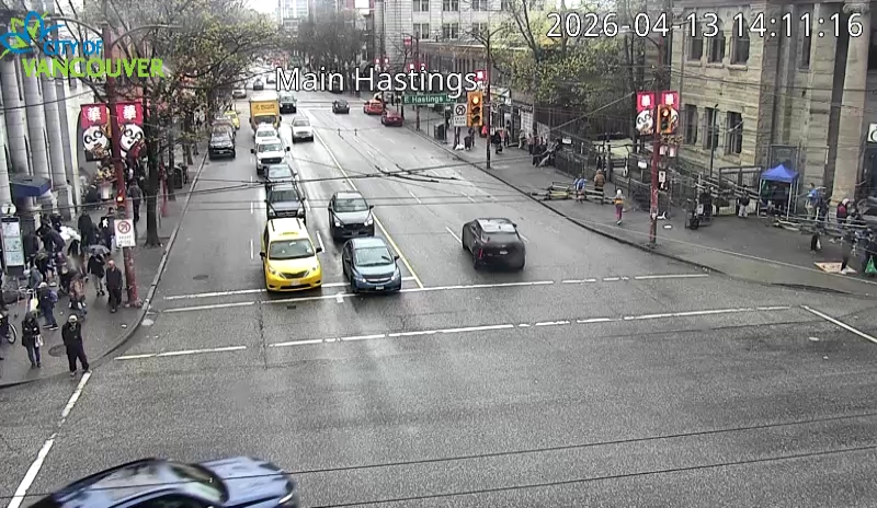 Main St & E Hastings St - South