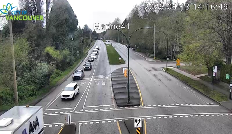 SW Marine Dr and W 41st Ave - West